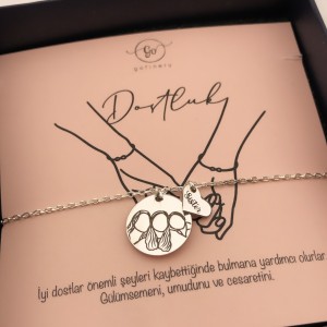 925 Ayar Gümüş Sister bileklik