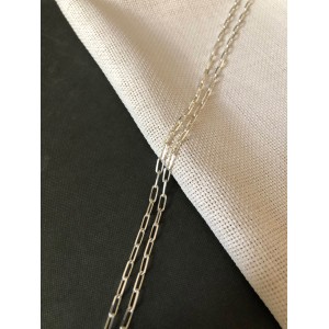 925 Ayar Gümüş Ataç Zincir (45cm)
