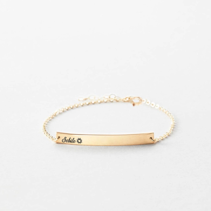 925 Ayar Gümüş  Zincirli Bileklik (Bir Adet)