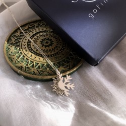 925 Ayar Gümüş Yaz ve Kış kolye 