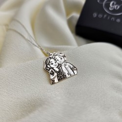 925 Ayar Gümüş Animasyon Karakter Kolye 925 Ayar Gümüş Animasyon Karakter Kolye