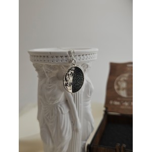 925 Ayar Gümüş Ay kolye (Tarihe Özel)