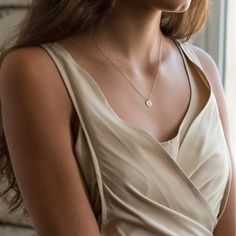 925 Ayar Gümüş Kiraz Çiçeği (Cherry Blossom) Kolye