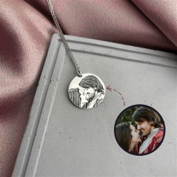 925 Ayar Gümüş Detaylı Fotoğraf Gümüş Kolye 925 Ayar Gümüş Detaylı Fotoğraf Gümüş Kolye