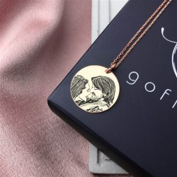 925 Ayar Gümüş Detaylı Fotoğraf Gümüş Kolye ön ve arka işlemli 925 Ayar Gümüş Detaylı Fotoğraf Gümüş Kolye ön ve arka işlemli