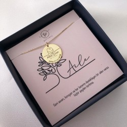 925 Ayar Gümüş Doğum Anısı Kolye