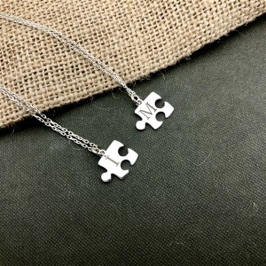 925 Ayar Gümüş Harfli Puzzle Kolye (1 adet) 