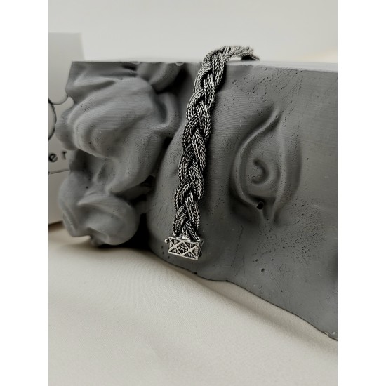 925 Ayar Gümüş  Örgü Bileklik 925 Ayar Gümüş  Örgü Bileklik