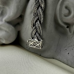 925 Ayar Gümüş  Örgü Bileklik 925 Ayar Gümüş  Örgü Bileklik