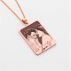 925 Ayar Gümüş Portre Fotoğraf Kolye