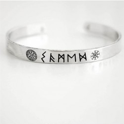 925 Ayar Gümüş Viking Kelepçe Bileklik 925 Ayar Gümüş Viking Kelepçe Bileklik